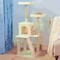 Pet Adobe Pet Adobe Cat Tree House, Multi-Level, Scratching Posts, Condos, and Perches, 50-inches Tall, White 311020WIK - alternate 6